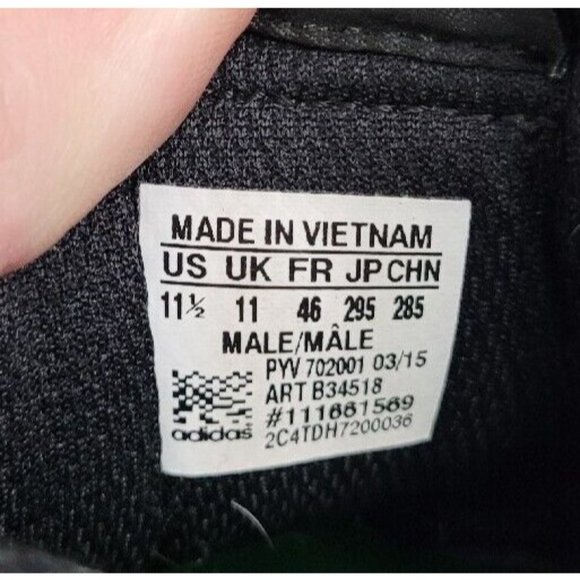 Adidas Originals ZX Flux Hawaiian Black White B34518 Men's Lace Up Sneakers 11.5 - Picture 7 of 7